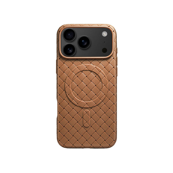 iPhone Woven Leather Case
